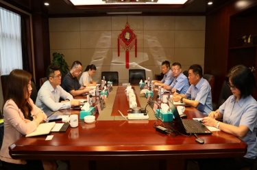 中國(guó)進(jìn)出口銀行浙江省分行行長(zhǎng)彭豪一行蒞臨景興紙業(yè)開展銀企高層會(huì)談活動(dòng)